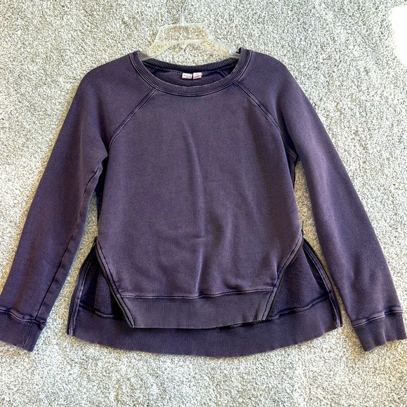 Melrose & Market purple zipper crewneck sweatshirt. XS - Picture 1 of 12